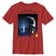 Aperçu: Star Wars - Obi-Wan Kenobi - Obi-Wan Kenobi & Darth Vader Galaxy Fight - Enfant T-shirt - Rouge - Devant