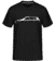 Aperçu: 'Porsche Cayenne S 957' Silhouette -  T-Shirt Shirtinator homme - Noir - Devant
