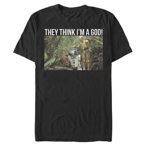 Star Wars - Skupina C3PO God - Homme T-shirt - Noir - Devant