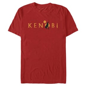 Star Wars - Obi-Wan Kenobi - Obi-Wan Kenobi Kenobi Two Suns Logo - Homme T-shirt - Rouge - Devant