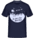 Aperçu: Je Rêve D’un Noël Blanc -  T-Shirt Shirtinator homme - Bleu marine - Devant