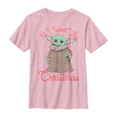 Star Wars - The Mandalorian - L'Enfant Santa Baby - Christmas - Enfant T-shirt