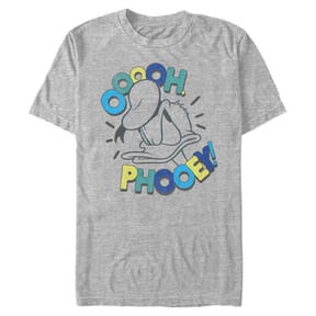 Disney Classics - Mickey Mouse - Donald Duck Cartoon Phooey - Homme T-shirt - Gris chiné - Devant