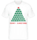 Aperçu: Merry Christmas Pixel Monster -  T-Shirt Shirtinator homme - Blanc - Devant