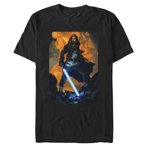 Star Wars - Obi-Wan Kenobi - Obi-Wan Kenobi Kenobi Paint - Homme T-shirt - Noir - Devant