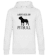 Preview: Mother Of Pitbull - Unisex Premium Hoodie - White - Front