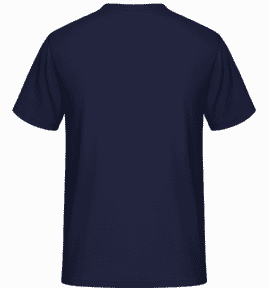 Je Rêve D’un Noël Blanc -  T-Shirt Shirtinator homme - Bleu marine - Derrière