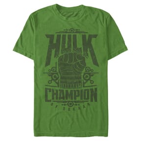 Marvel - Avengers - Hulk Champ - Homme T-shirt - Vert irlandais - Devant