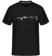 Aperçu: 'Chevrolet Corvette C7 Z06' Silhouette -  T-Shirt Shirtinator homme - Noir - Devant
