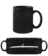 Aperçu: 'Mercedes SL R107' Silhouette - Tasse Noire - Noir - Devant
