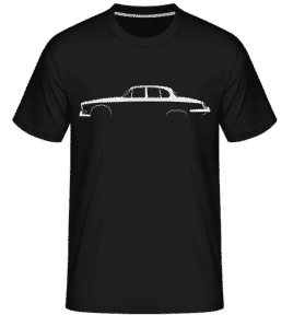 'Jaguar 420' Silhouette -  T-Shirt Shirtinator homme - Noir - Devant