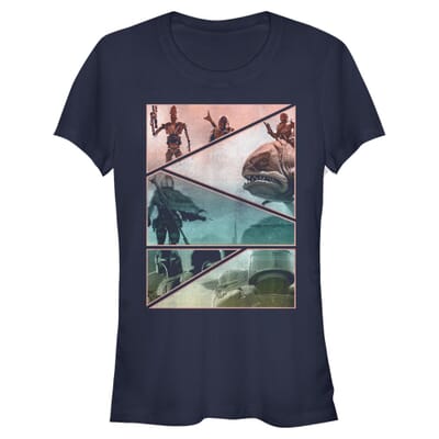 Star Wars - The Mandalorian - Photo de groupe Mandalorian Panels - Femme T-shirt