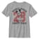 Aperçu: Disney - Mickey Mouse - Mickey Mouse Varsity Mouse - Enfant T-shirt - Gris chiné - Devant