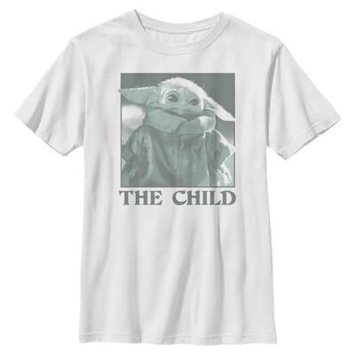 Star Wars - The Mandalorian - L'Enfant Monochrome - Enfant T-shirt