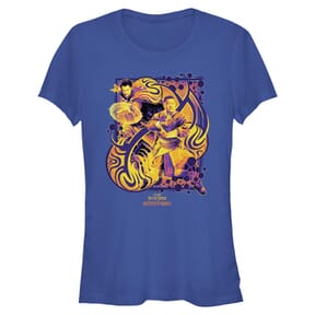 Marvel - Doctor Strange - Docteur Strange & Wong Warped Magic - Femme T-shirt - Bleu royal - Devant