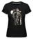 Preview: Astronaut Skater -  Shirtinator Women's T-Shirt - Black - Front