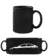 Aperçu: 'Tesla Model 3' Silhouette - Tasse Noire - Noir - Devant