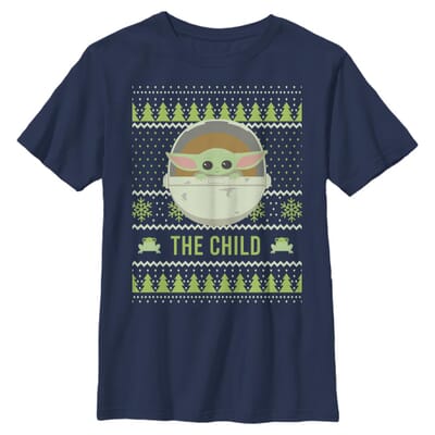 Star Wars - The Mandalorian - L'Enfant The Cute Ugly Sweater - Christmas - Enfant T-shirt