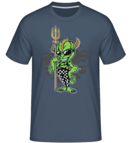 Goblin -  T-Shirt Shirtinator homme - Bleu denim - Devant