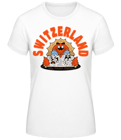 Switzerland - T-shirt standard Femme - Blanc - Devant