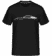 Aperçu: 'Jaguar F-Type' Silhouette -  T-Shirt Shirtinator homme - Noir - Devant
